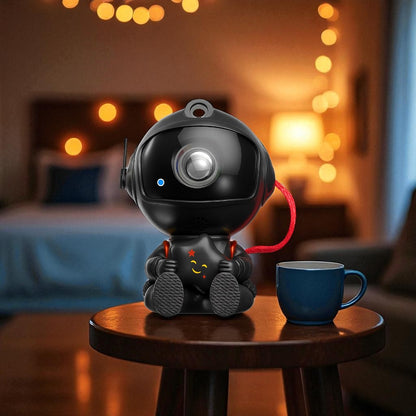 Astronaut Night Light Projector – Starry Illumination for Bedroom & Game Room in Galaxy Style